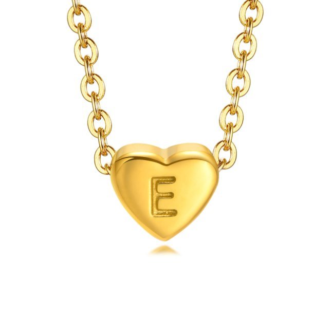 Heart Initial Gold Bracelet