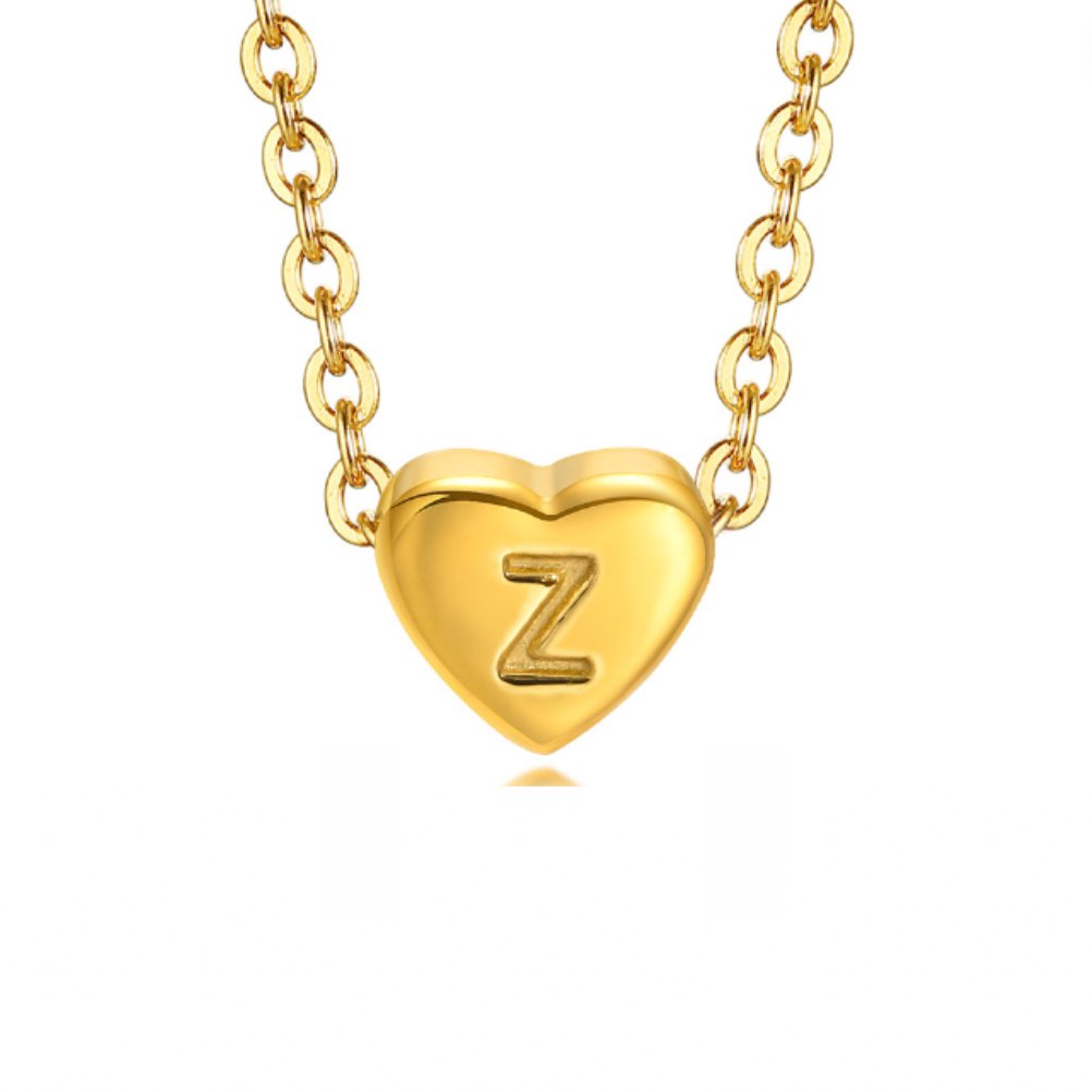 Heart Initial Gold Bracelet