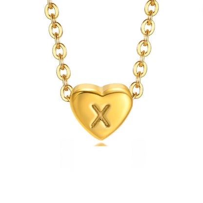 Heart Initial Gold Bracelet