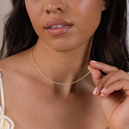 Élodie Chain Heart Necklace