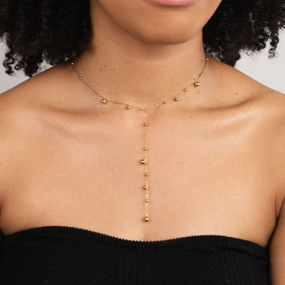Aurélie Golden Drop Necklace