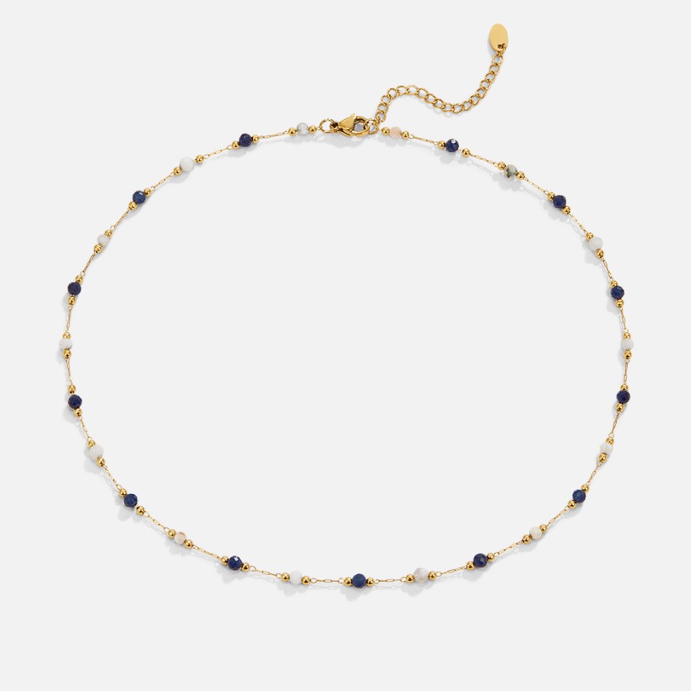 Alla Midnight Beaded Necklace