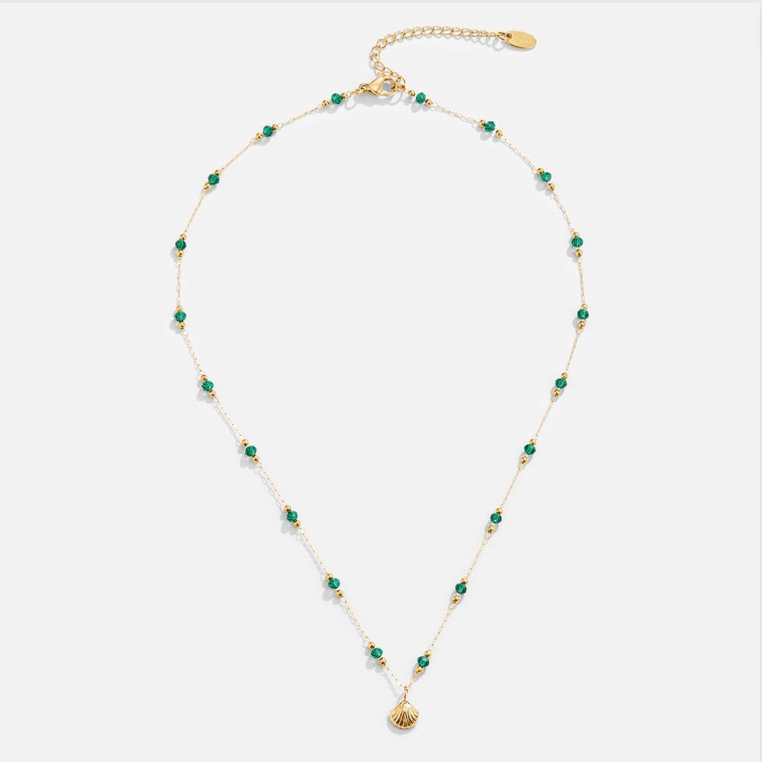 Alla Gold Shell & Beads Necklace