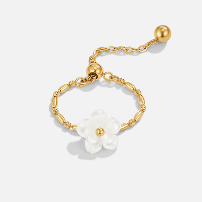 Flora Blossom Chain Ring