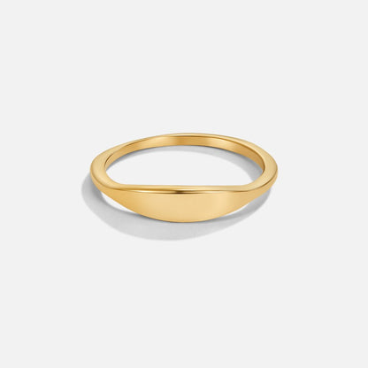 Élodie Minimal Signet Ring