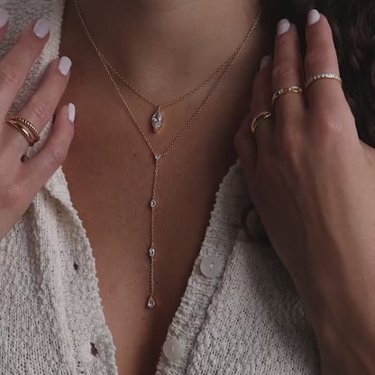 Élise Y-Drop Necklace