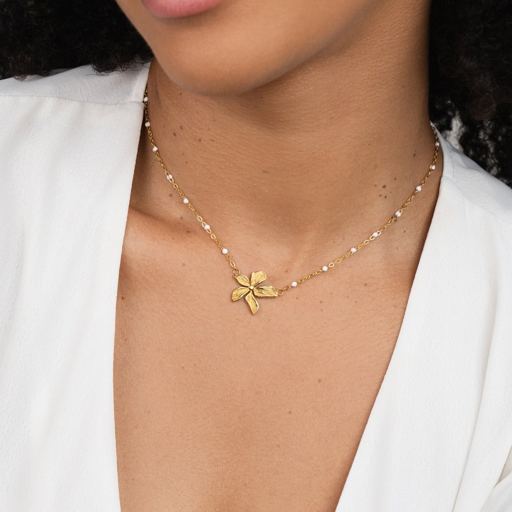 Flora Bead Necklace