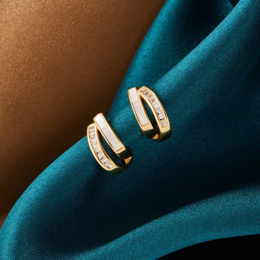Pearl & Crystal Earrings - Joie d’Or