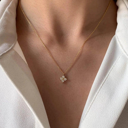 Mia Crystal Pedant Necklace
